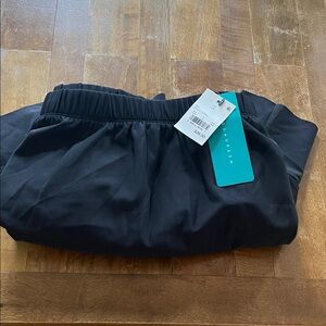 Aqua Green Black Women's Swim Bottom